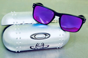 Oakley Holbrook PRIZM Violet Sunglasses + Cyber Case