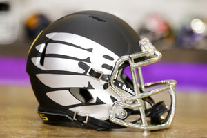 Oregon Ducks Riddell Speed Mini Helmet - Titanium Black