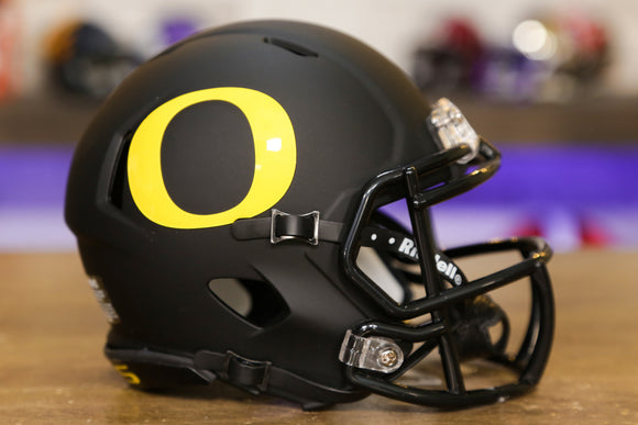Oregon Ducks Riddell Speed Mini Helmet - Matte Black