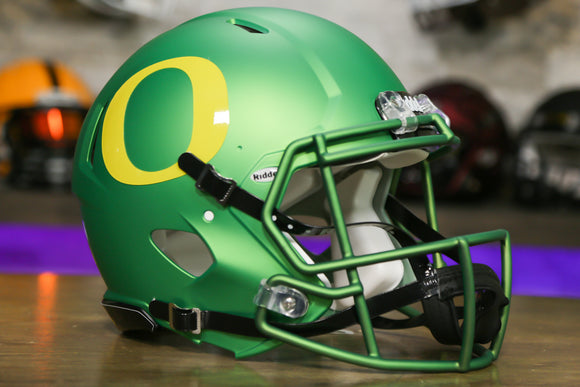 Oregon Ducks Riddell Speed Authentic Helmet - Apple Green