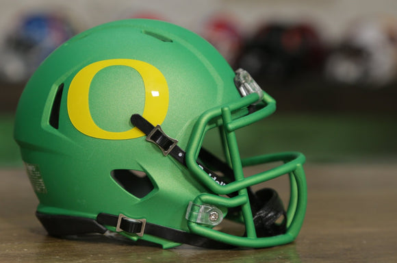 Oregon Ducks Riddell Speed Mini Helmet - Apple Green