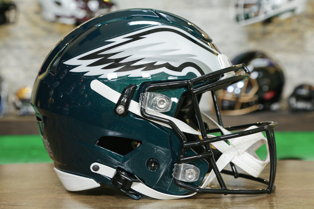 eagles green helmet