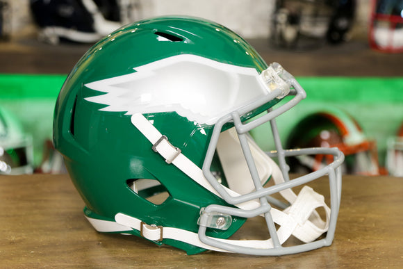 Réplica de casco Philadelphia Eagles Riddell Speed ​​- Retroceso de 1974-1995