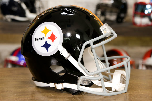 Réplica de casco Riddell Speed ​​de los Pittsburgh Steelers - Retroceso de 1963-1976
