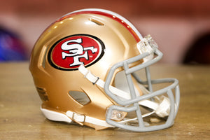 San Francisco 49ers Riddell Speed Mini Helmet – Green Gridiron, Inc.