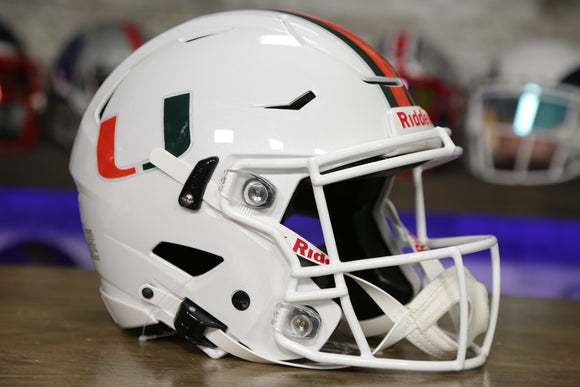 Miami Hurricanes Riddell SpeedFlex Helmet