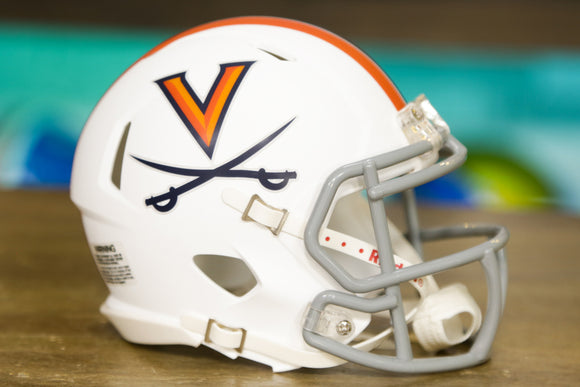 Virginia Cavaliers Riddell Speed Mini Helmet - White
