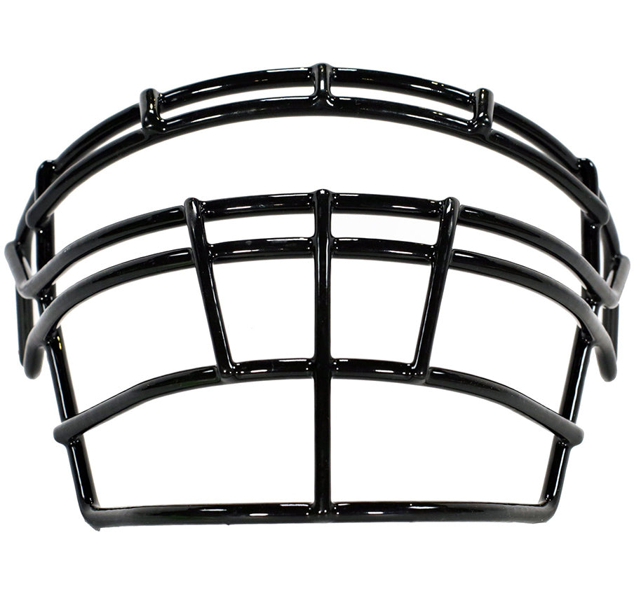 m*i様 アメリカンフットボール ブラックフェイスマスク フェイスガード アメリカンフットボール用│アメフト用品専門店 QB