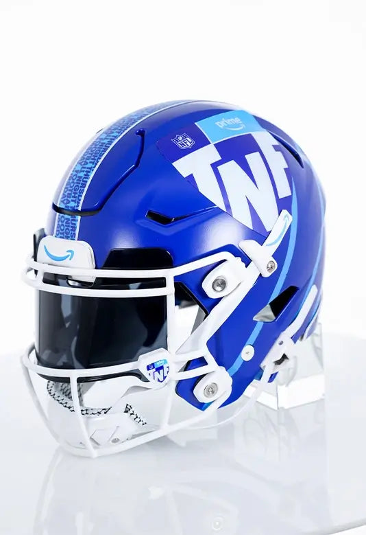 custom football helmets for sale Helmet easy chin Green Gridirion - Football Helmets,